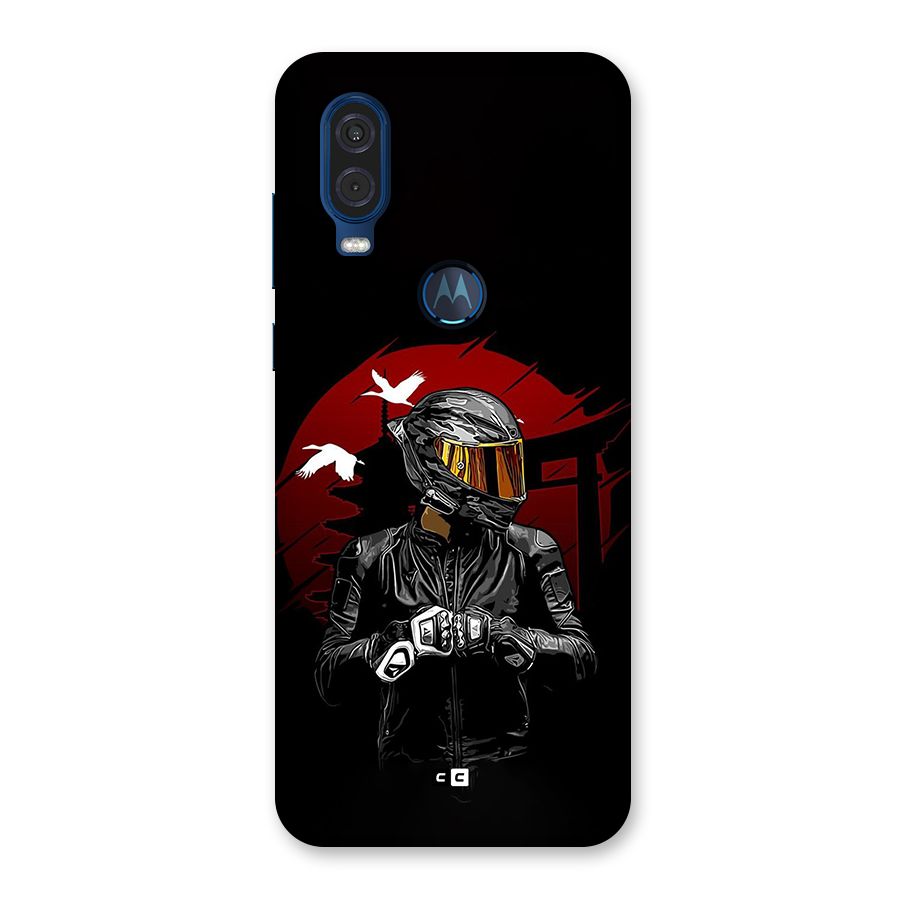 Moto Rider Ready Back Case for Motorola One Vision