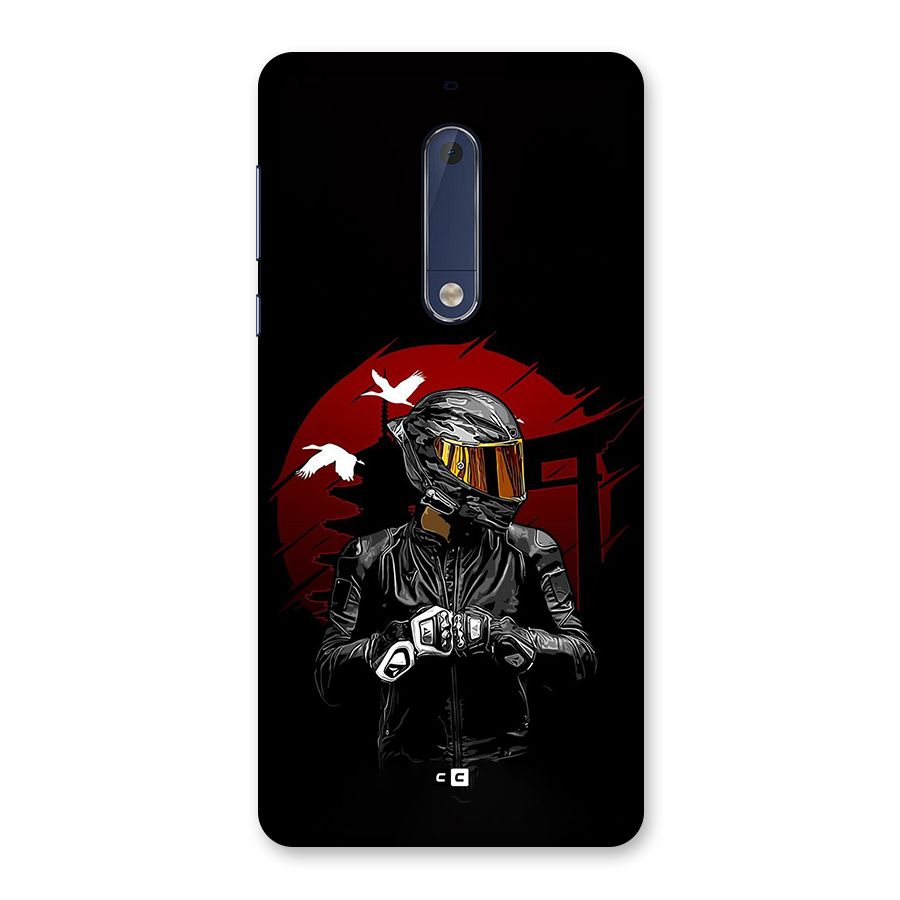 Moto Rider Ready Back Case for Nokia 5