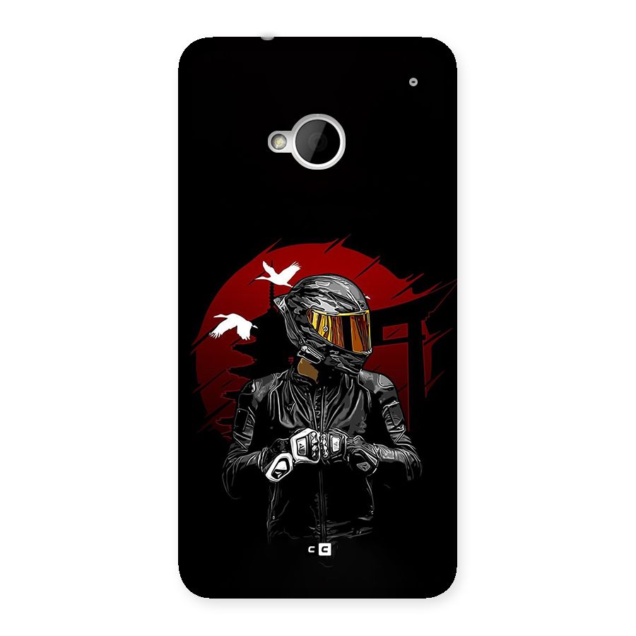 Moto Rider Ready Back Case for One M7 (Single Sim)