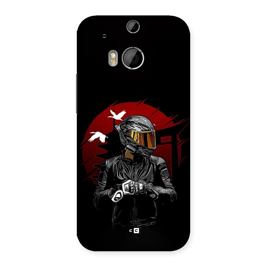 Moto Rider Ready Back Case for One M8