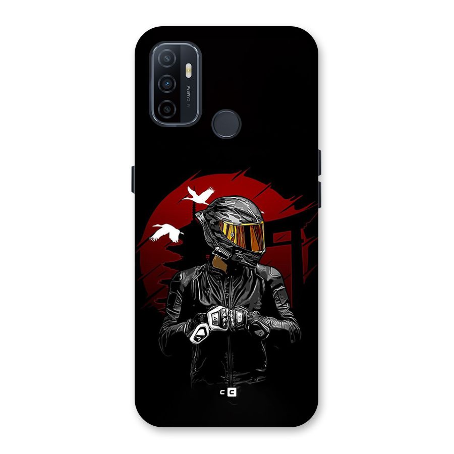 Moto Rider Ready Back Case for Oppo A32