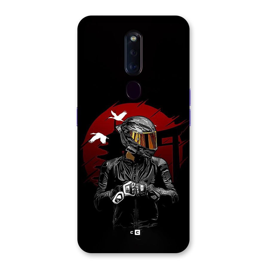 Moto Rider Ready Back Case for Oppo F11 Pro