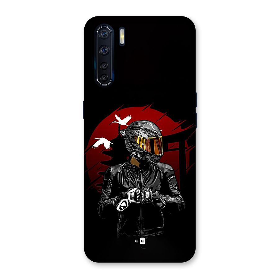 Moto Rider Ready Back Case for Oppo F15