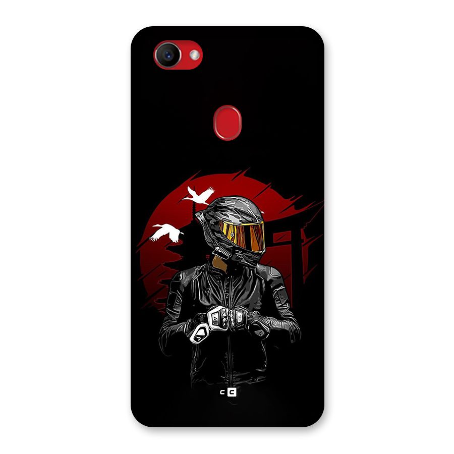 Moto Rider Ready Back Case for Oppo F7