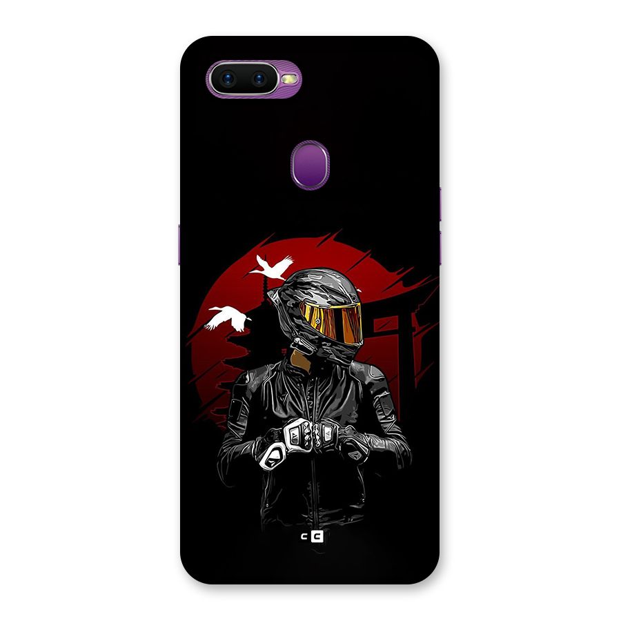 Moto Rider Ready Back Case for Oppo F9