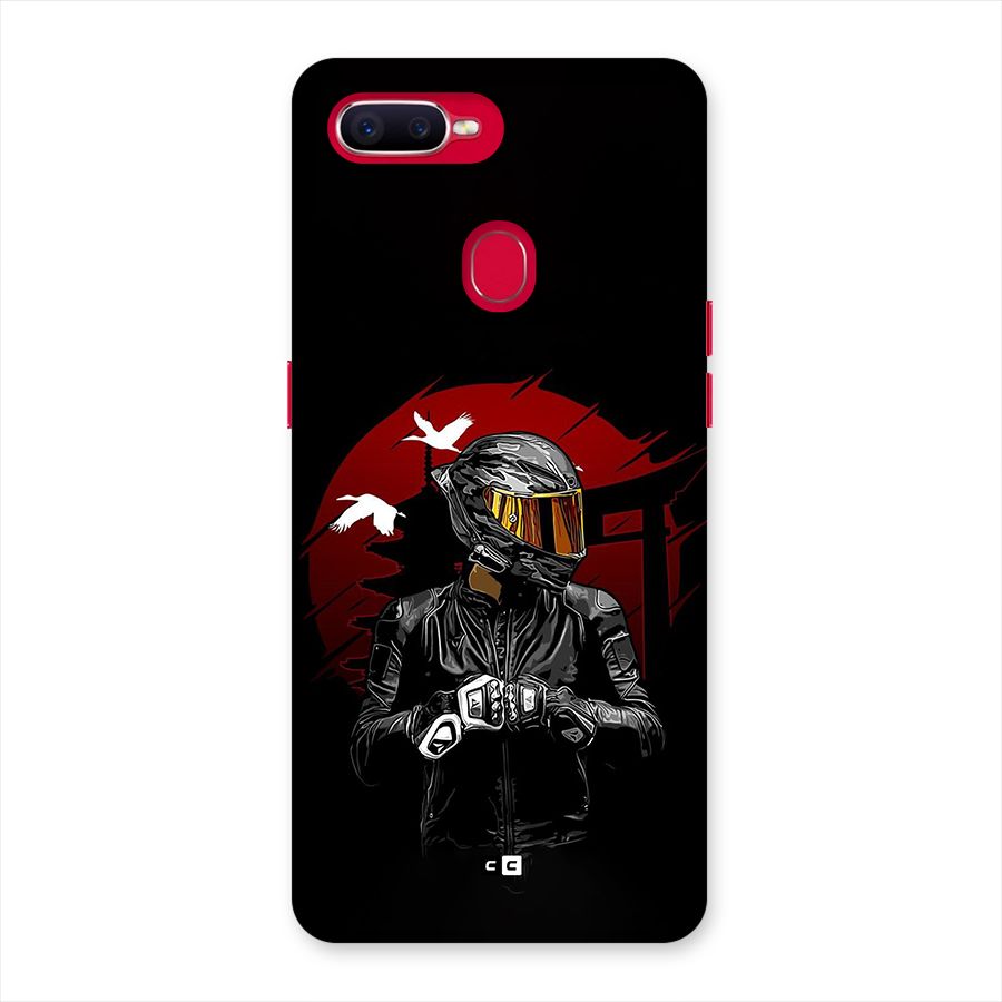 Moto Rider Ready Back Case for Oppo F9 Pro