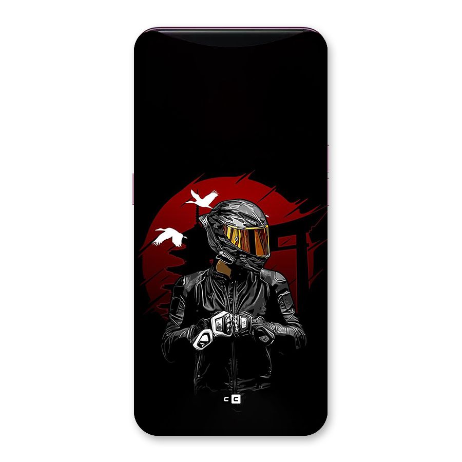 Moto Rider Ready Back Case for Oppo Find X