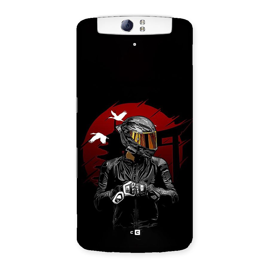 Moto Rider Ready Back Case for Oppo N1