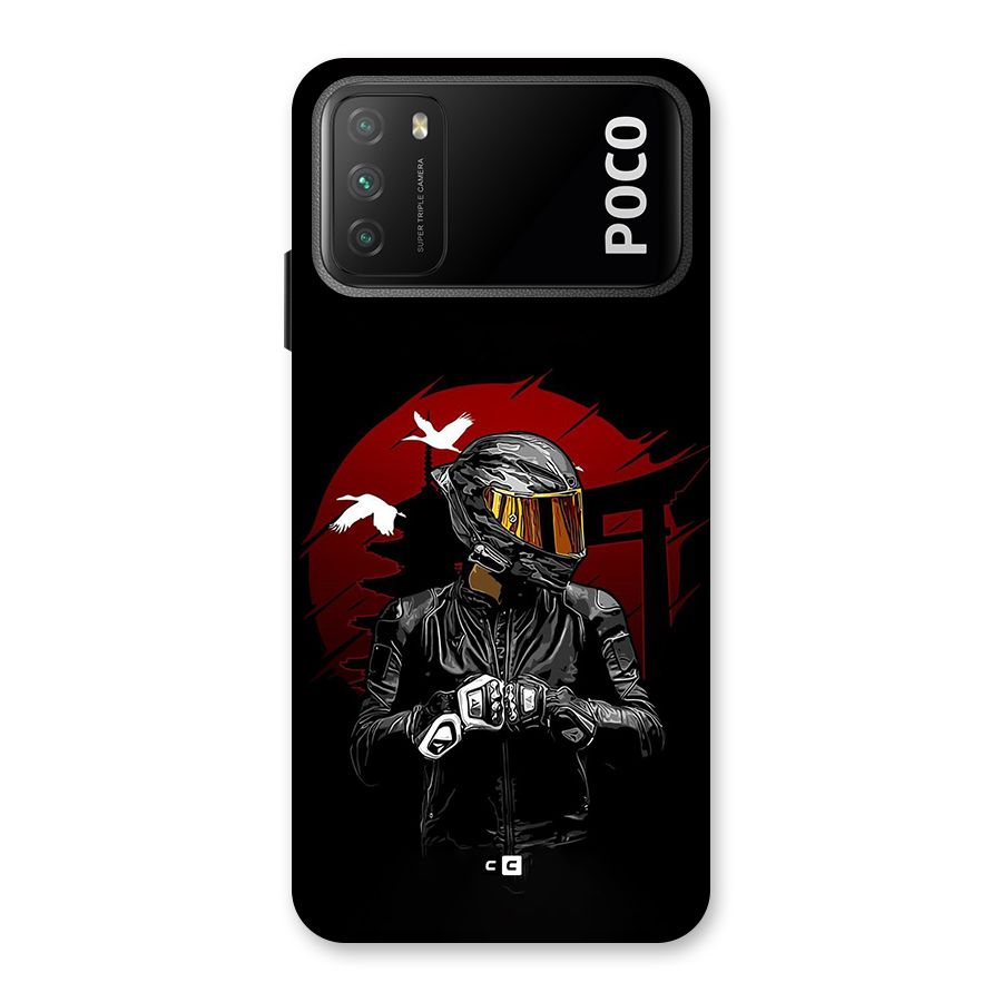 Moto Rider Ready Back Case for Poco M3