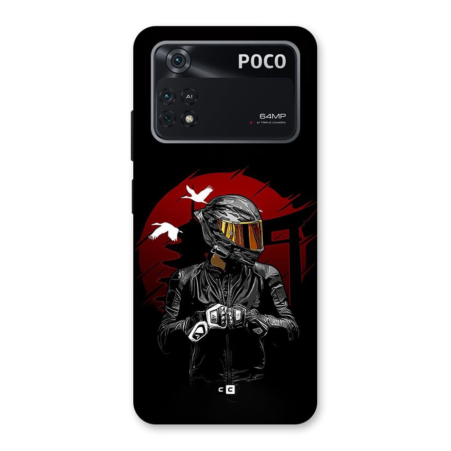 Moto Rider Ready Back Case for Poco M4 Pro 4G
