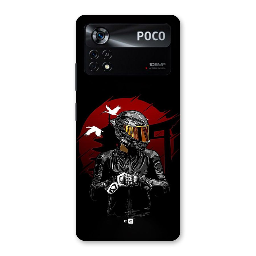 Moto Rider Ready Back Case for Poco X4 Pro 5G
