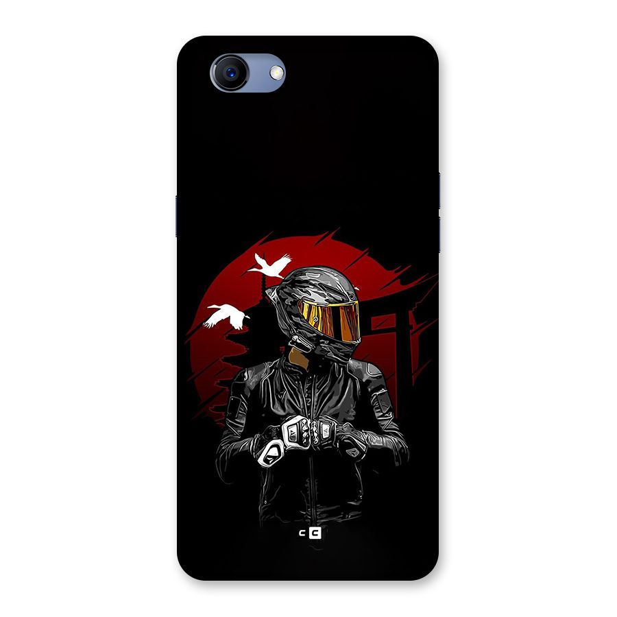 Moto Rider Ready Back Case for Realme 1