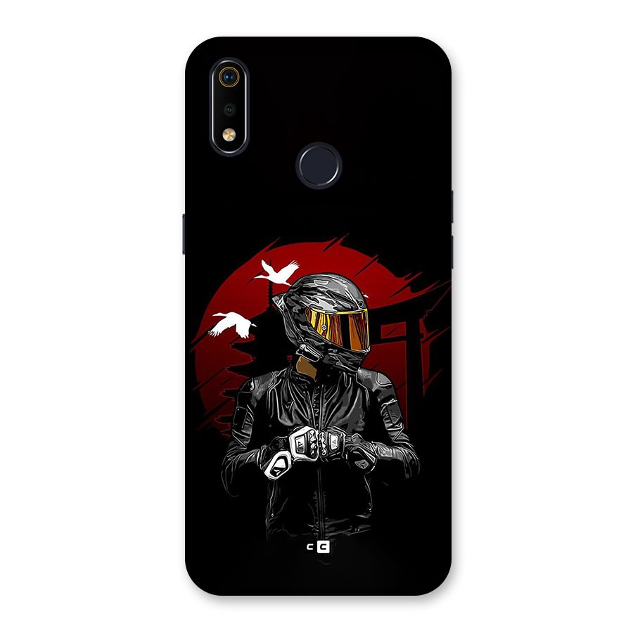 Moto Rider Ready Back Case for Realme 3i