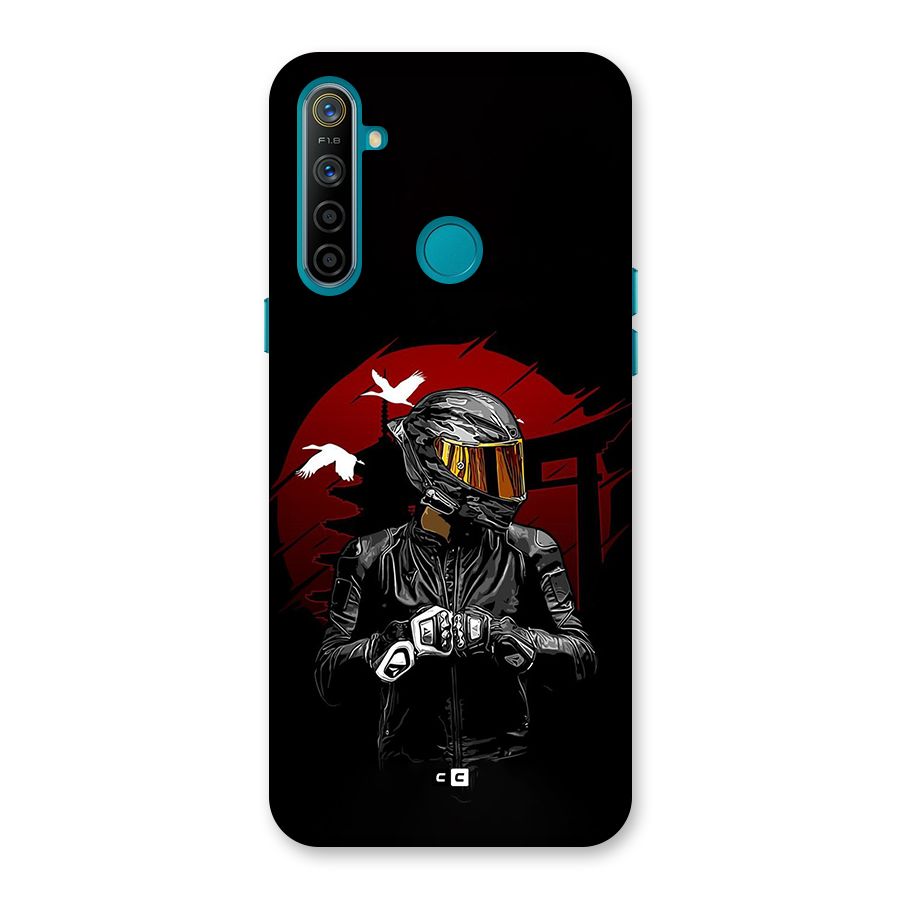 Moto Rider Ready Back Case for Realme 5i