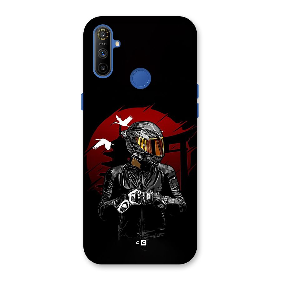 Moto Rider Ready Back Case for Realme Narzo 10A