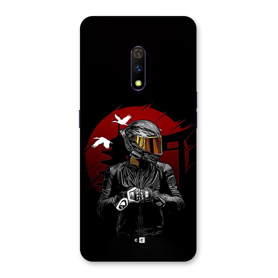 Moto Rider Ready Back Case for Realme X