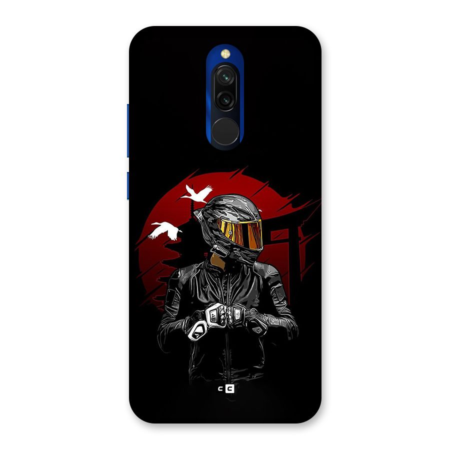Moto Rider Ready Back Case for Redmi 8