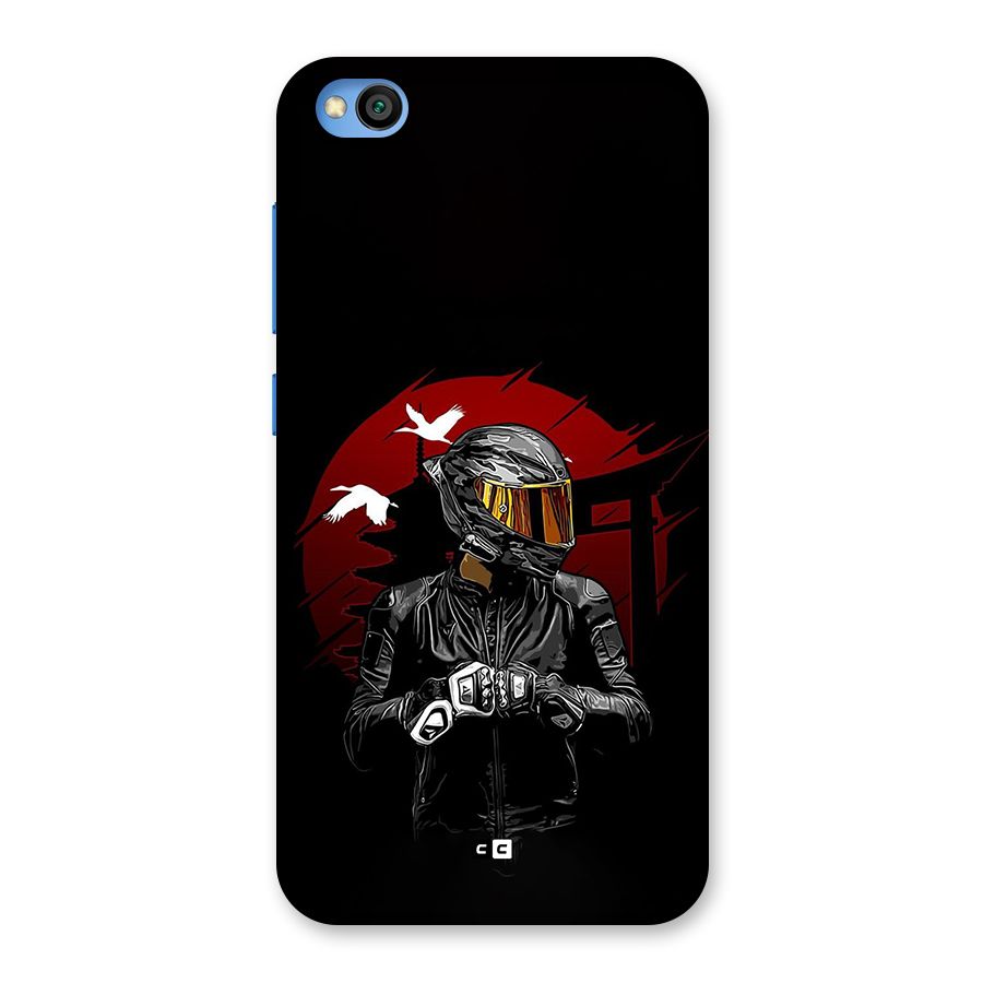 Moto Rider Ready Back Case for Redmi Go