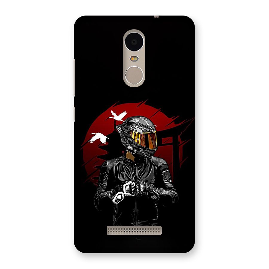 Moto Rider Ready Back Case for Redmi Note 3