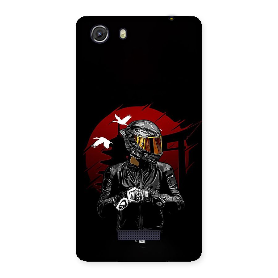 Moto Rider Ready Back Case for Unite 3