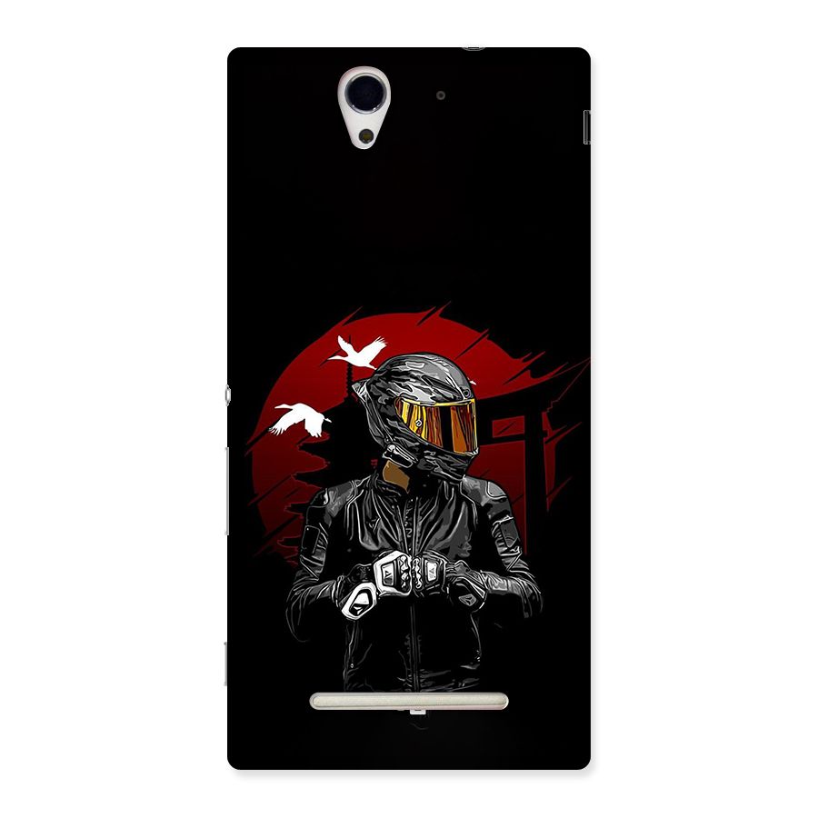 Moto Rider Ready Back Case for Xperia C3