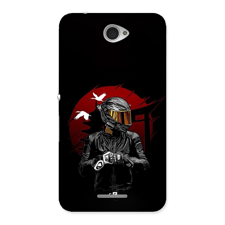 Moto Rider Ready Back Case for Xperia E4