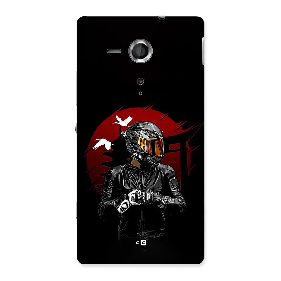 Moto Rider Ready Back Case for Xperia Sp