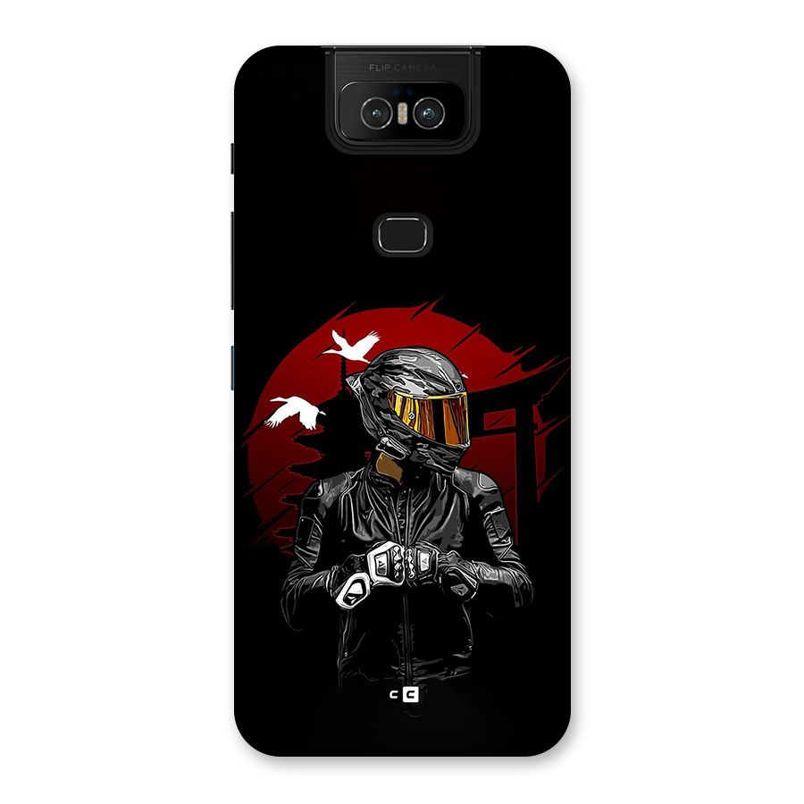 Moto Rider Ready Back Case for Zenfone 6z