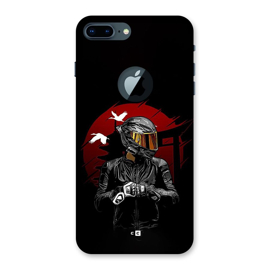 Moto Rider Ready Back Case for iPhone 7 Plus Logo Cut