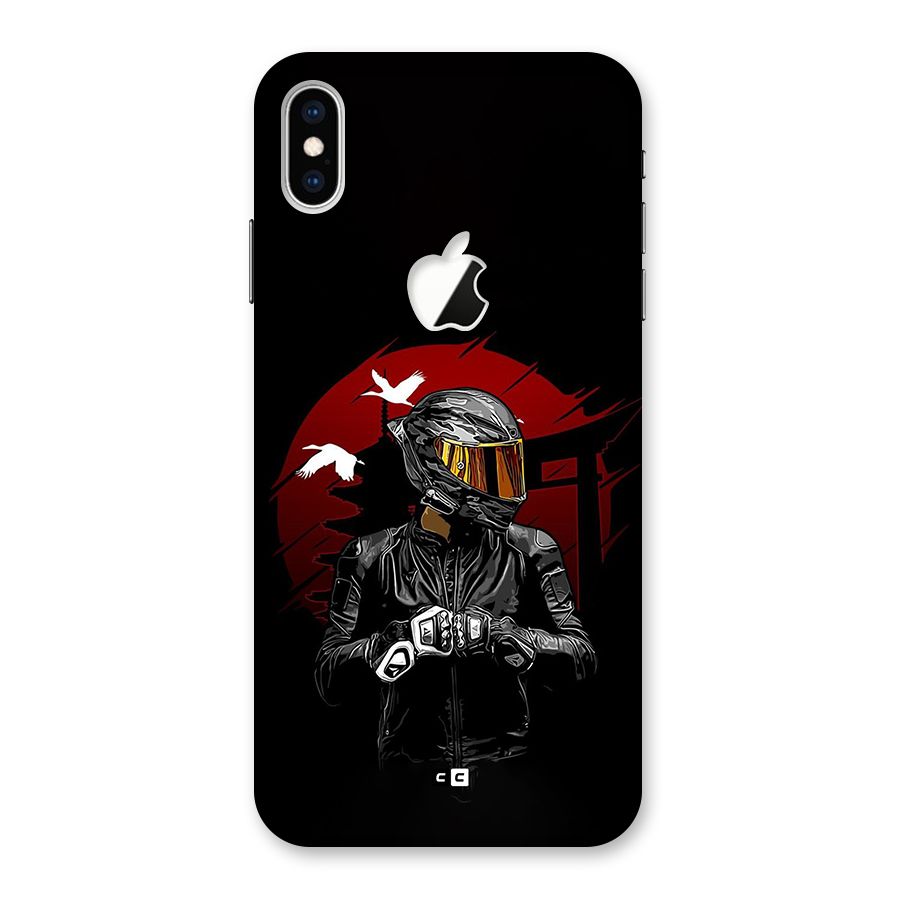 Moto Rider Ready Back Case for iPhone XS Max Apple Cut