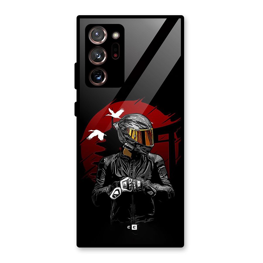 Moto Rider Ready Glass Back Case for Galaxy Note 20 Ultra