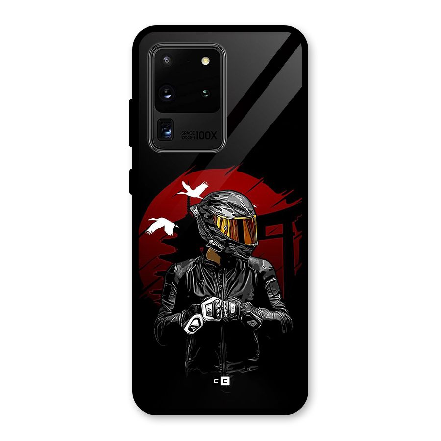 Moto Rider Ready Glass Back Case for Galaxy S20 Ultra