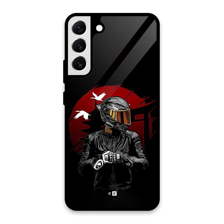 Moto Rider Ready Glass Back Case for Galaxy S22 Plus 5G