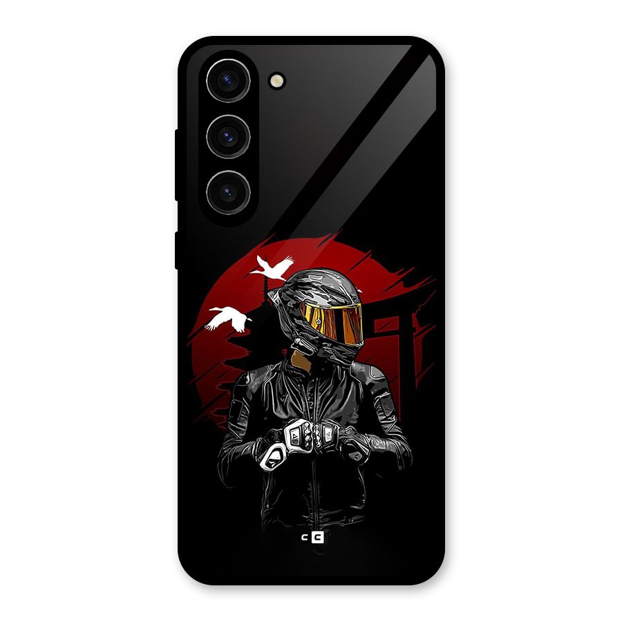 Moto Rider Ready Glass Back Case for Galaxy S23 Plus