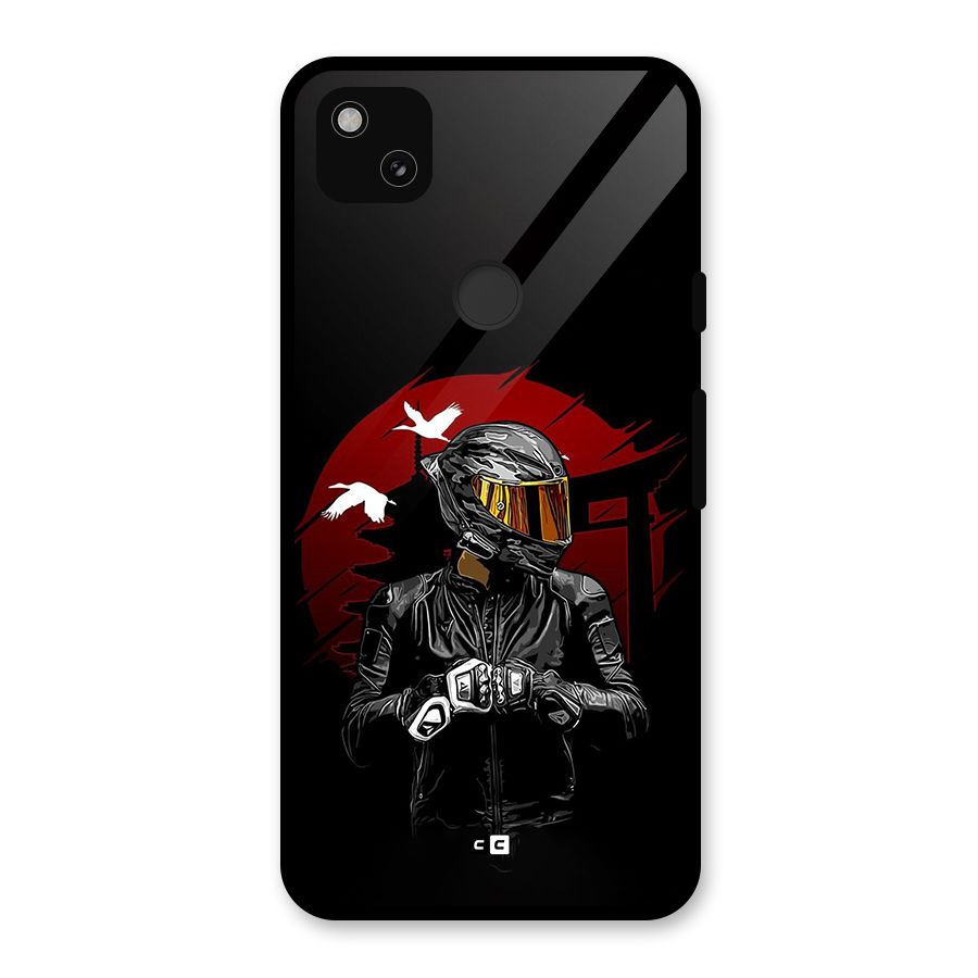 Moto Rider Ready Glass Back Case for Google Pixel 4a