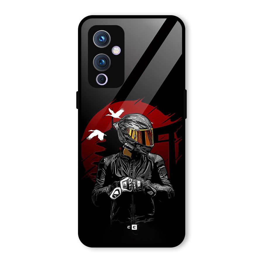 Moto Rider Ready Glass Back Case for OnePlus 9
