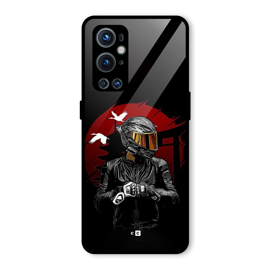 Moto Rider Ready Glass Back Case for OnePlus 9 Pro