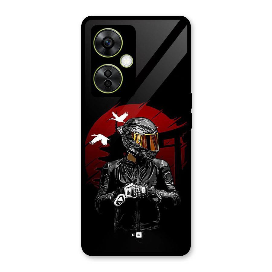 Moto Rider Ready Glass Back Case for OnePlus Nord CE 3 Lite