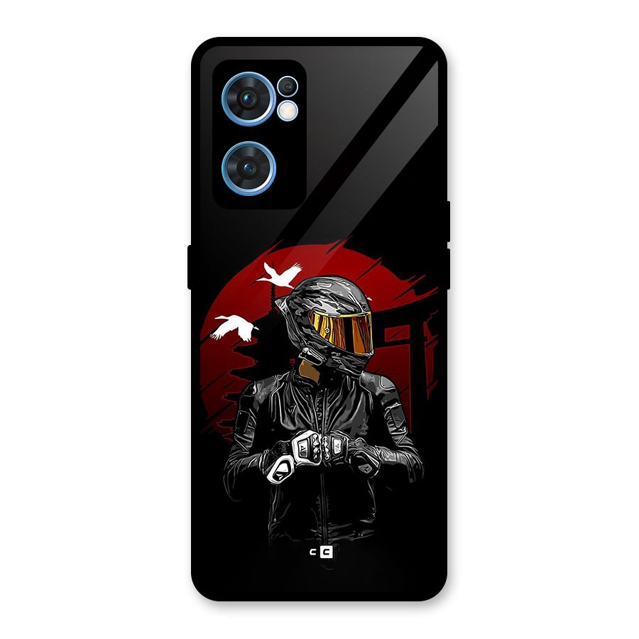 Moto Rider Ready Glass Back Case for Oppo Reno7 5G