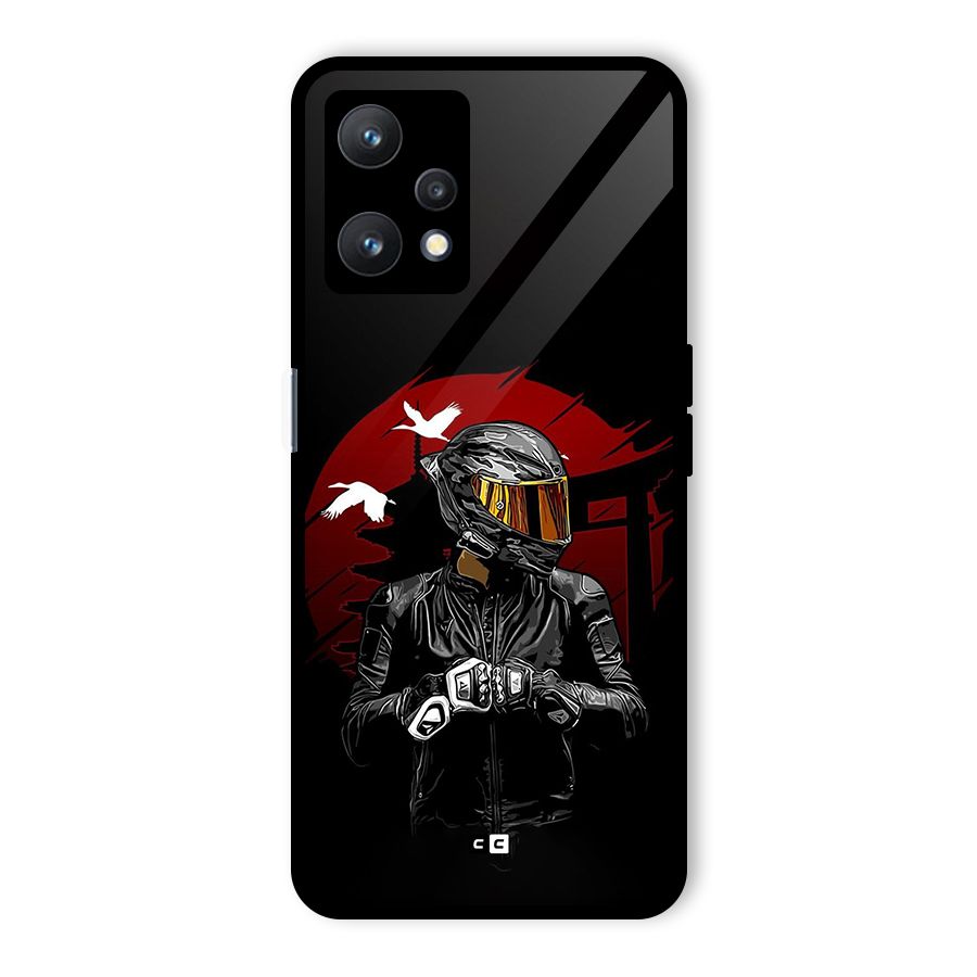 Moto Rider Ready Glass Back Case for Realme 9 Pro 5G