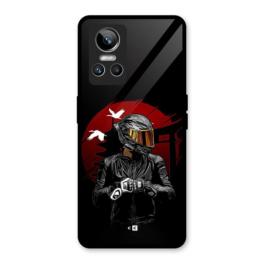 Moto Rider Ready Glass Back Case for Realme GT Neo 3