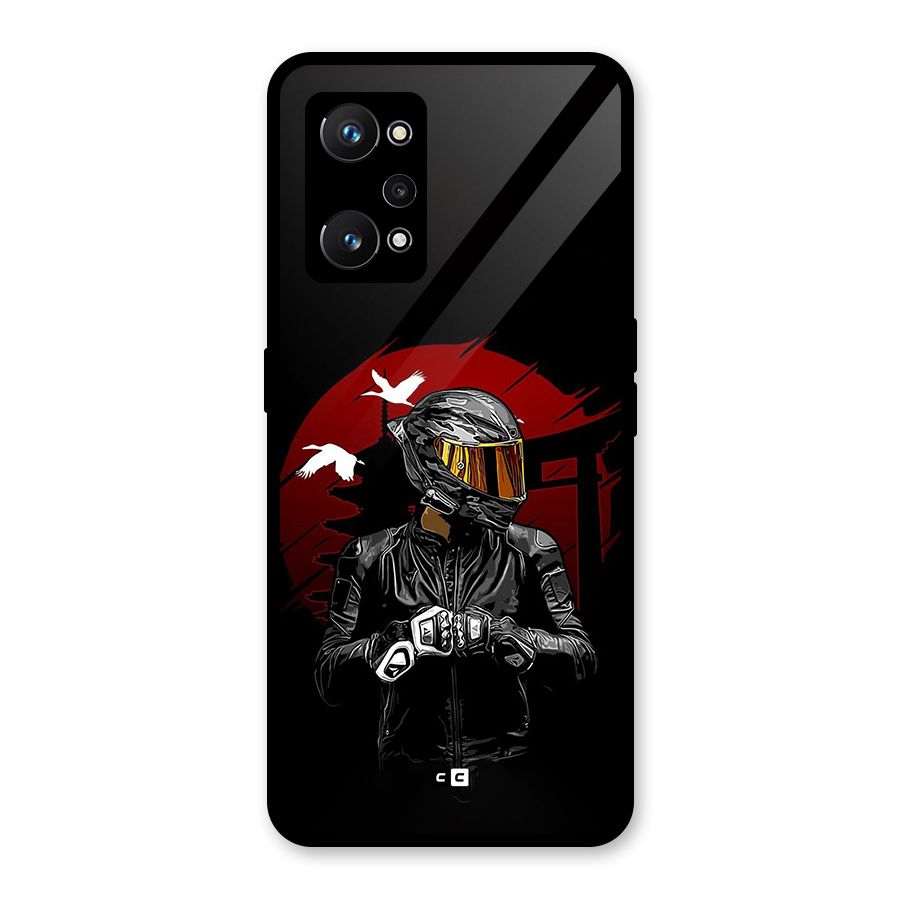 Moto Rider Ready Glass Back Case for Realme GT Neo 3T