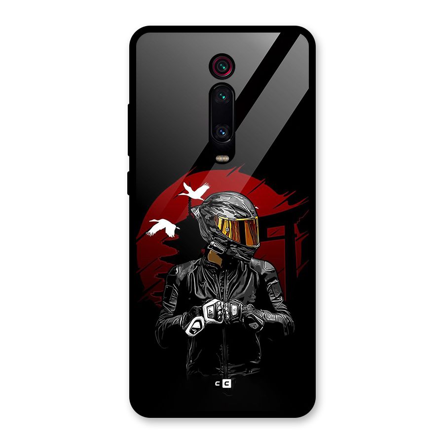 Moto Rider Ready Glass Back Case for Redmi K20