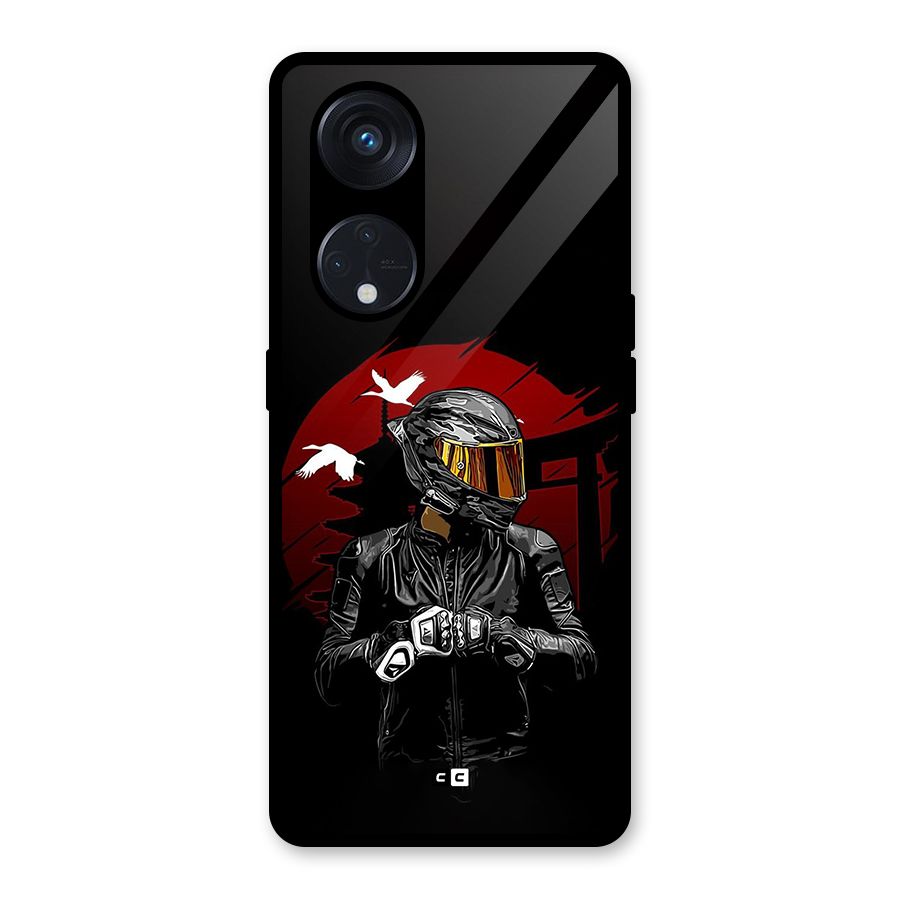 Moto Rider Ready Glass Back Case for Reno8 T 5G