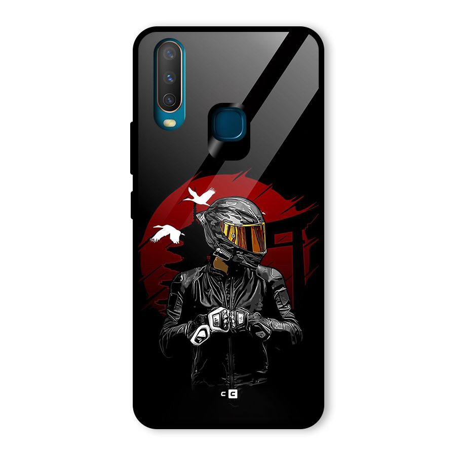 Moto Rider Ready Glass Back Case for Vivo U10