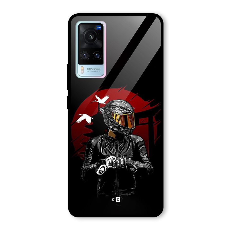 Moto Rider Ready Glass Back Case for Vivo X60