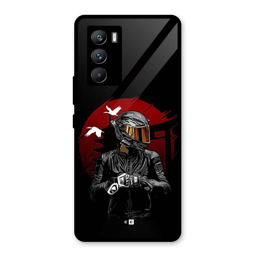 Moto Rider Ready Glass Back Case for Vivo iQOO 9 SE