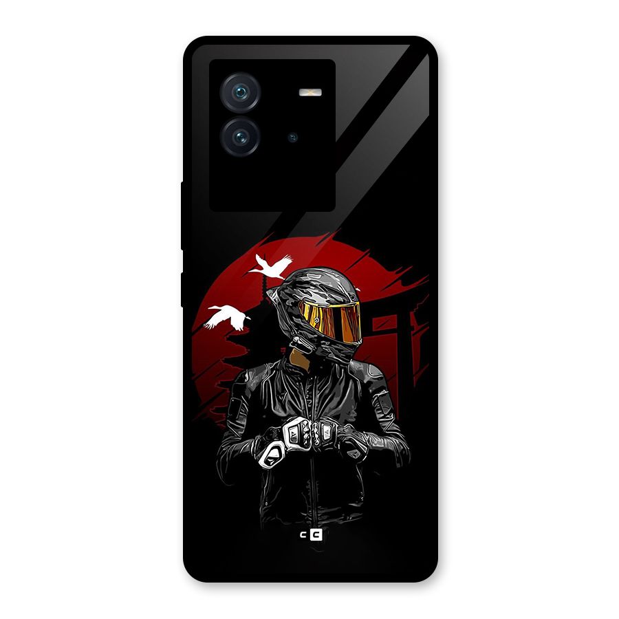 Moto Rider Ready Glass Back Case for Vivo iQOO Neo 6 5G