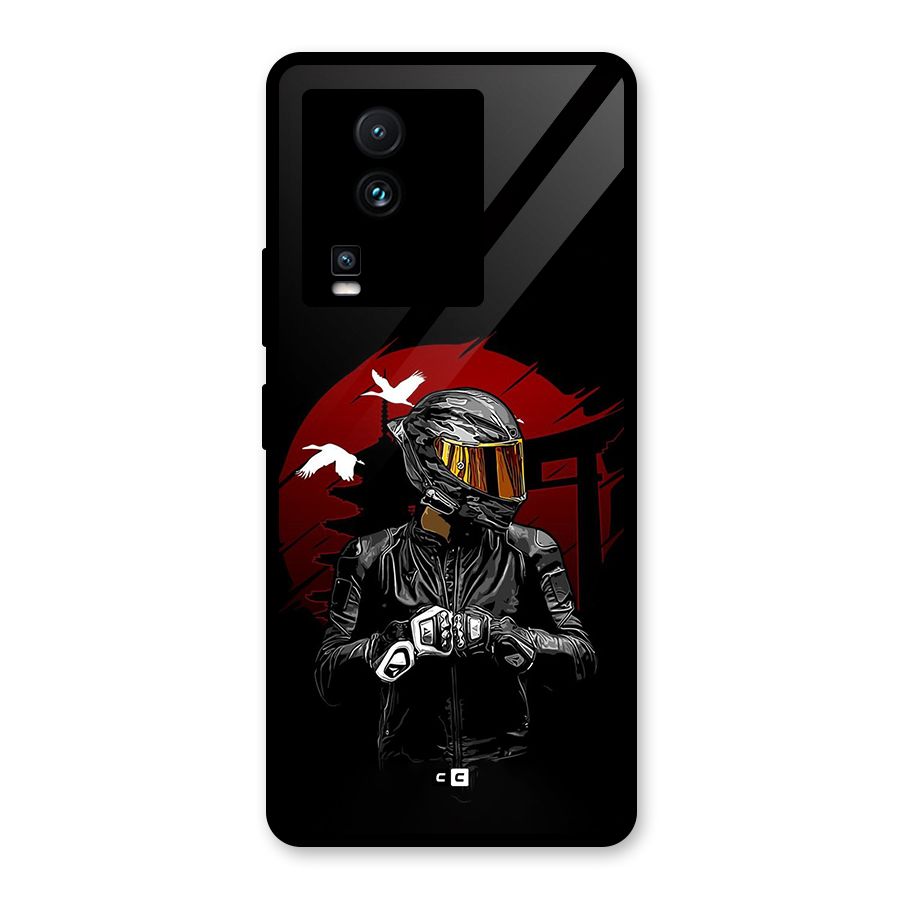 Moto Rider Ready Glass Back Case for Vivo iQOO Neo 7
