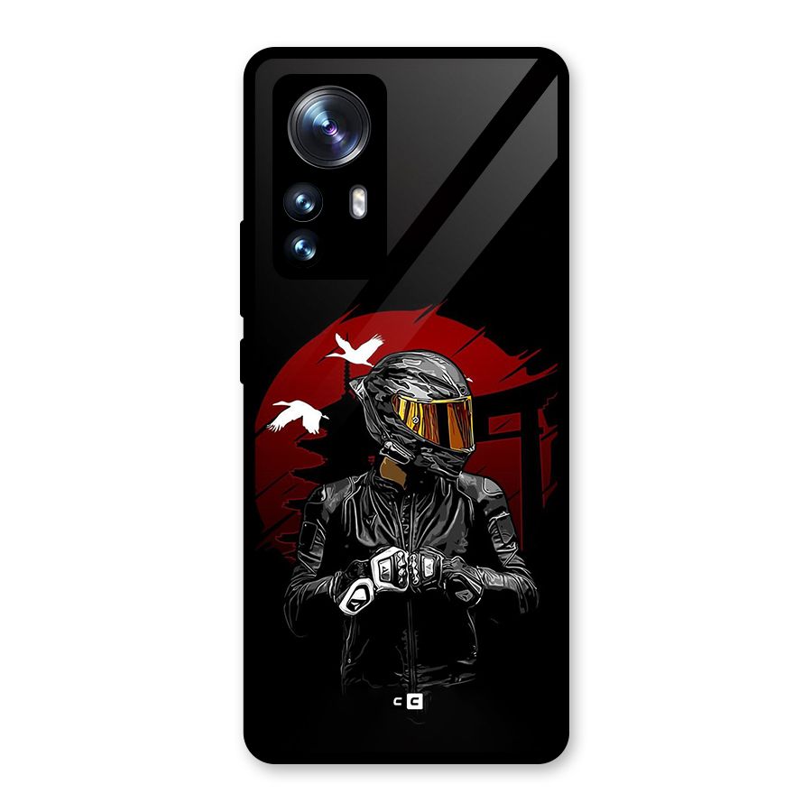 Moto Rider Ready Glass Back Case for Xiaomi 12 Pro